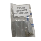 Kit para puxador perfil de alumínio MMO 0425 colegato 5 cm pacote 8 pçs