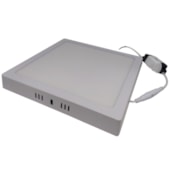 Luminária LED Plafon sobrepor EspaçoLux quadrada luz branca 18W 6.500k 220mm
