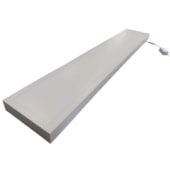 Luminária LED Plafon sobrepor EspaçoLux retangular luz branca 36W 6500K 200 x 1243 mm