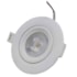 Luminária LED Spot embutir EspaçoLux redonda luz branca 5W 6500K 90 mm