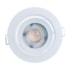 Luminária LED Spot embutir EspaçoLux redondo luz amarela 5W 3000k 90mm