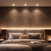 Luminária LED Spot embutir EspaçoLux redondo luz amarela 5W 3000k 90mm