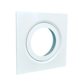 Luminária Spot embutir EspaçoLux quadrado branco 90mm