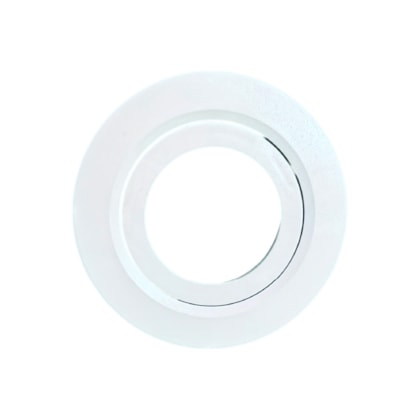 Luminária spot embutir EspaçoLux redonda branco 90 mm