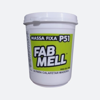 Massa calafetar P51 Hidrico Fabmell castanho 380g