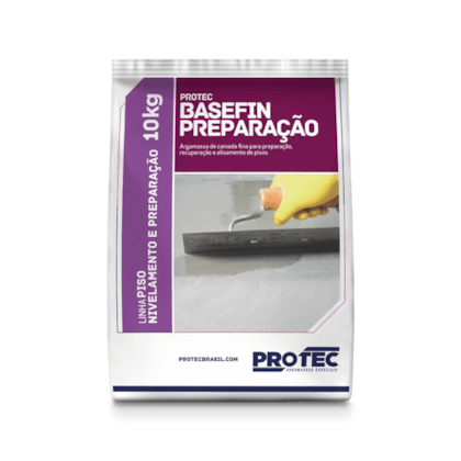 Massa para contrapiso Basefin Preparação Protec Protec 10kg
