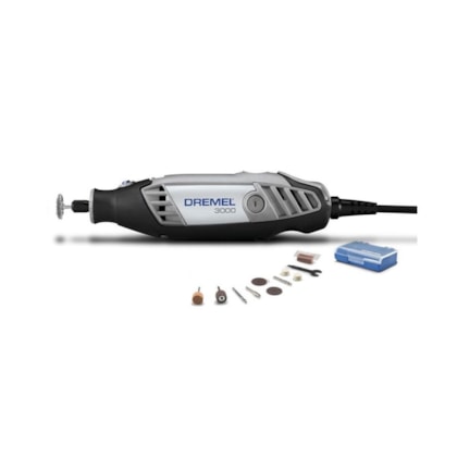 Microrretífica 10 acessórios Dremel 3000 127V