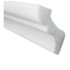 Moldura de isopor Gart Nomastyl F branco 30 x 35 x 2000 mm