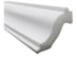 Moldura de isopor Gart Nomastyl H branco 6,5 x 200 cm