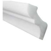 Moldura de isopor roda teto Gart Nomastyl F branco 30 x 35 x 2000 mm