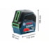Nível a laser linhas cruzadas Bosch GCL 2-15 G verde 15 m