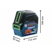 Nível à laser verde Bosch GCL 2-15 G Nível à laser verde Bosch GCL 2-15 G
