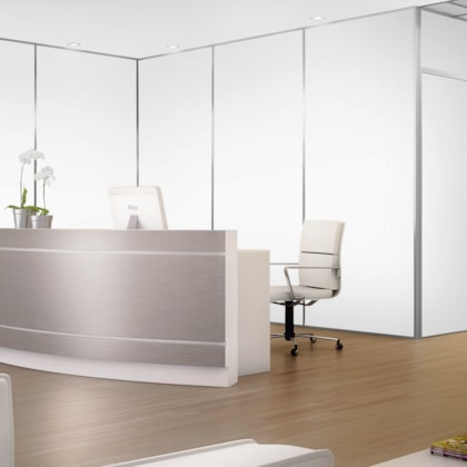 Painel para divisória Eucatex Madeira Eucaplac Uv branco max 35 x 1200 x 2110 mm