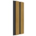Painel ripado EspaçoWall Fit curupixa black 1,2 x 12,2 x 260 cm