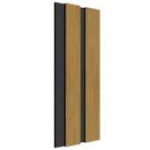 Painel Ripado EspaçoWall fit Curupixa Black 1,2cm x 12,2cm x 2,60m