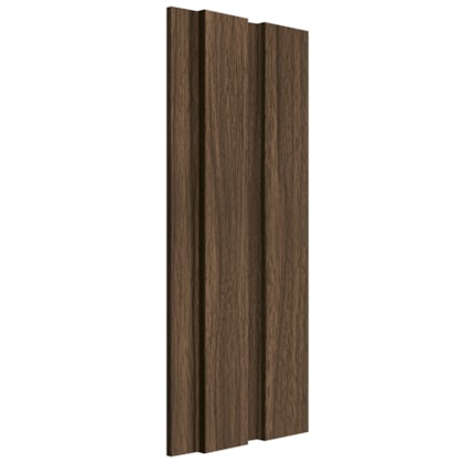 Painel ripado EspaçoWall Fit ipê 1,2 x 12,2 x 260 cm