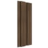 Painel ripado EspaçoWall Fit ipê 1,2 x 12,2 x 260 cm