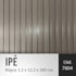 Painel ripado EspaçoWall Fit ipê 1,2 x 12,2 x 260 cm
