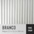 Painel ripado EspaçoWall Large branco 2,1 x 12,2 x 260 cm