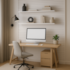 Painel Ripado EspaçoWall large Branco 2,1cm x 12,2cm x 2,60m