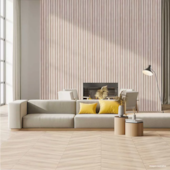 Painel Ripado EspaçoWall large Carvalho 2,1 x 12,2 x 260 cm Painel Ripado EspaçoWall large Carvalho 2,1 x 12,2 x 260 cm