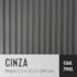 Painel ripado EspaçoWall Large cinza 2,1 x 12,2 x 260 cm