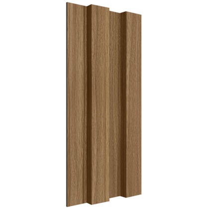 Painel ripado EspaçoWall Large cumaru 2,1 x 12,2 x 260 cm