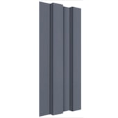 Painel Ripado EspaçoWall large Preto 2,1cm x 12,2cm x 2,60m