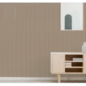 Painel Ripado EspaçoWall WPC carvalho onix 16,6 x 260 cm Painel Ripado EspaçoWall WPC carvalho onix 16,6 x 260 cm