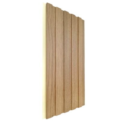 Painel Ripado EspaçoWall WPC carvalho ouro 16,6 x 260 cm