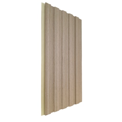 Painel ripado WPC EspaçoWall interno carvalho onix 16,6 x 260 cm