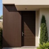 Painel Ripado WPC EspaçoWall Interno e Externo Carvalho Escuro 2,2 x 21,9 x 290 cm Painel Ripado WPC EspaçoWall Interno e Externo Carvalho Escuro 2,2 x 21,9 x 290 cm