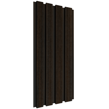 Painel Ripado WPC EspaçoWall Interno e Externo Carvalho Escuro 2,2 x 21,9 x 290 cm