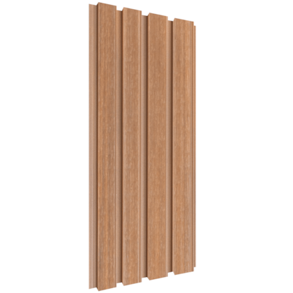 Painel Ripado WPC EspaçoWall Interno e Externo Maple 2,2 x 21,9 x 290 cm