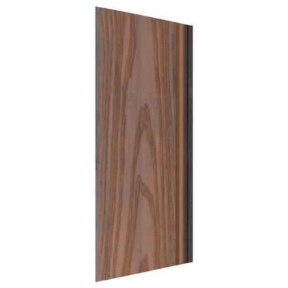Painel Ripado WPC EspaçoWall Interno e Externo Natural 2,2 x 15,6 x 290 cm
