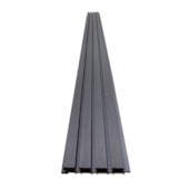 Painel Ripado WPC EspaçoWall Interno e Externo Silver Gray 2,2 x 21,9 x 290 cm