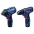 Parafusadeira e furadeira de impacto bateria Bosch GDR 120-Li e GSR 120-Li 12V