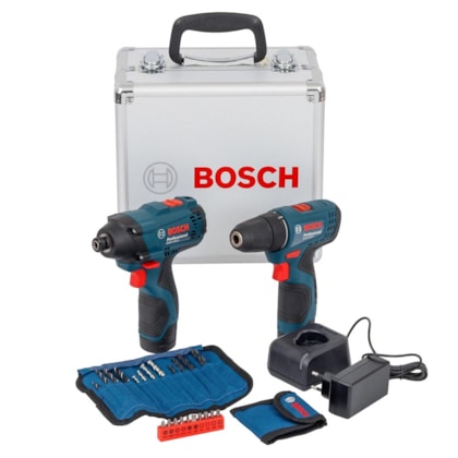Parafusadeira e furadeira de impacto bateria Bosch GDR 120-Li e GSR 120-Li 12V