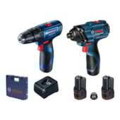 Parafusadeira / Furadeira Bosch GSB 120-Li 12V + Chave de Impacto GDR 120-Li