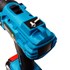 Parafusadeira furadeira impacto bateria EspaçoFix maleta com 13 peças azul 21V