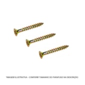 Parafuso jfx cabeça chata EspaçoFix 4,5 x 25mm Philips Bicromatizado 500 unidades Parafuso jfx cabeça chata EspaçoFix 4,5 x 25mm Philips Bicromatizado 500 unidades