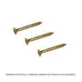 Parafuso JFX cabeça chata philips EspaçoFix bicrometizado 4 x 45 mm pacote 500 unid