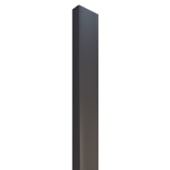 Perfil acabamento para ripado EspaçoWall cinza 2,1 x 3,15 x 260 cm