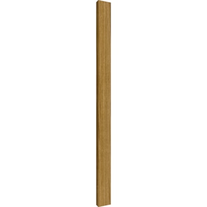 Perfil acabamento para ripado EspaçoWall curupixa black 1,2 x 2,65 x 260 cm