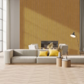 Perfil acabamento para ripado EspaçoWall curupixa black 1,2 x 2,65 x 260 cm