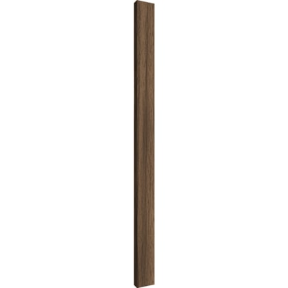 Perfil acabamento para ripado EspaçoWall ipê 1,2 x 2,65 x 260 cm