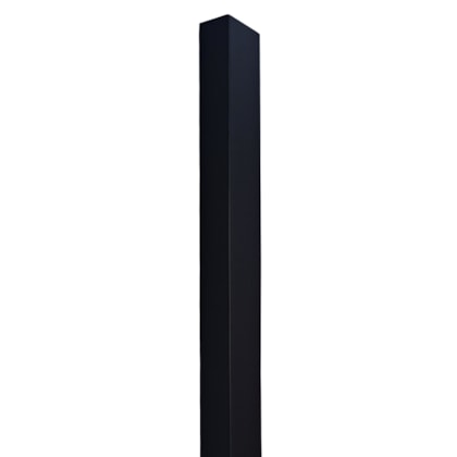 Perfil acabamento para ripado EspaçoWall preto 2,1 x 3,15 x 260 cm