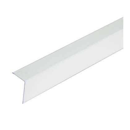 Perfil canto L para forro Espaço Perfil fineline branco 15 x 3000 mm