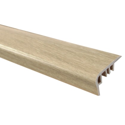 Perfil frontal para piso Eucafloor Tecno cor 8 20 x 40 x 2100 mm