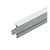 Perfil para forro Espaço Perfil T15 fineline branco 625 mm